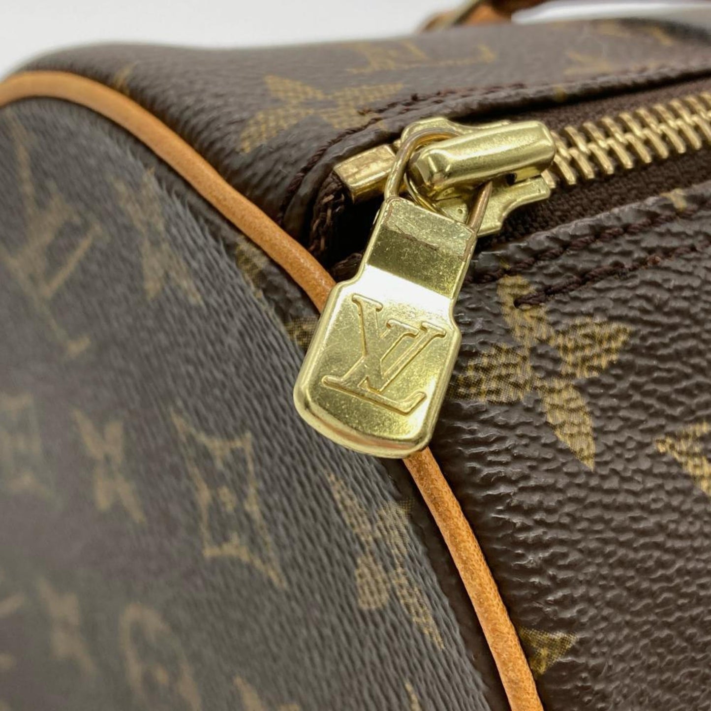 Louis Vuitton Papillon 30, Brown, "CANVAS, LEATHER", handbag