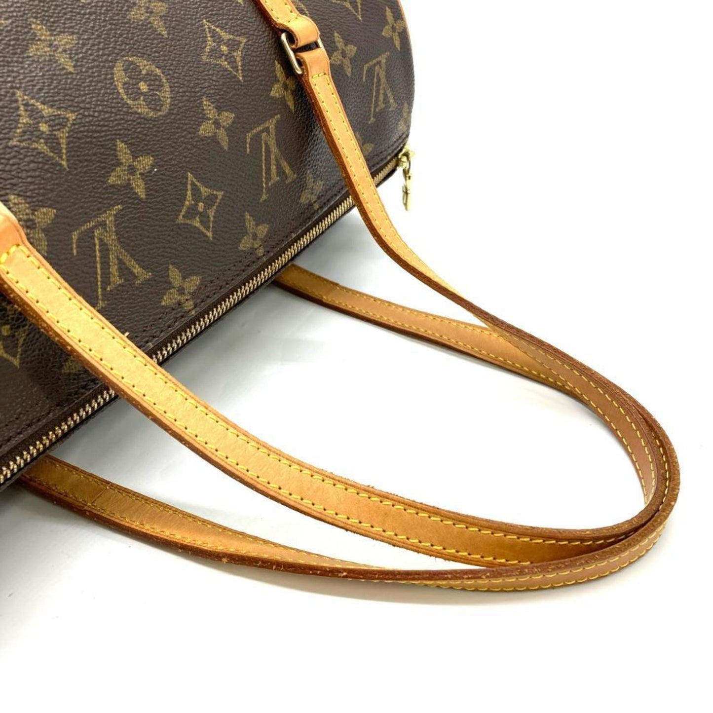 Louis Vuitton Papillon 30, Brown, "CANVAS, LEATHER", handbag