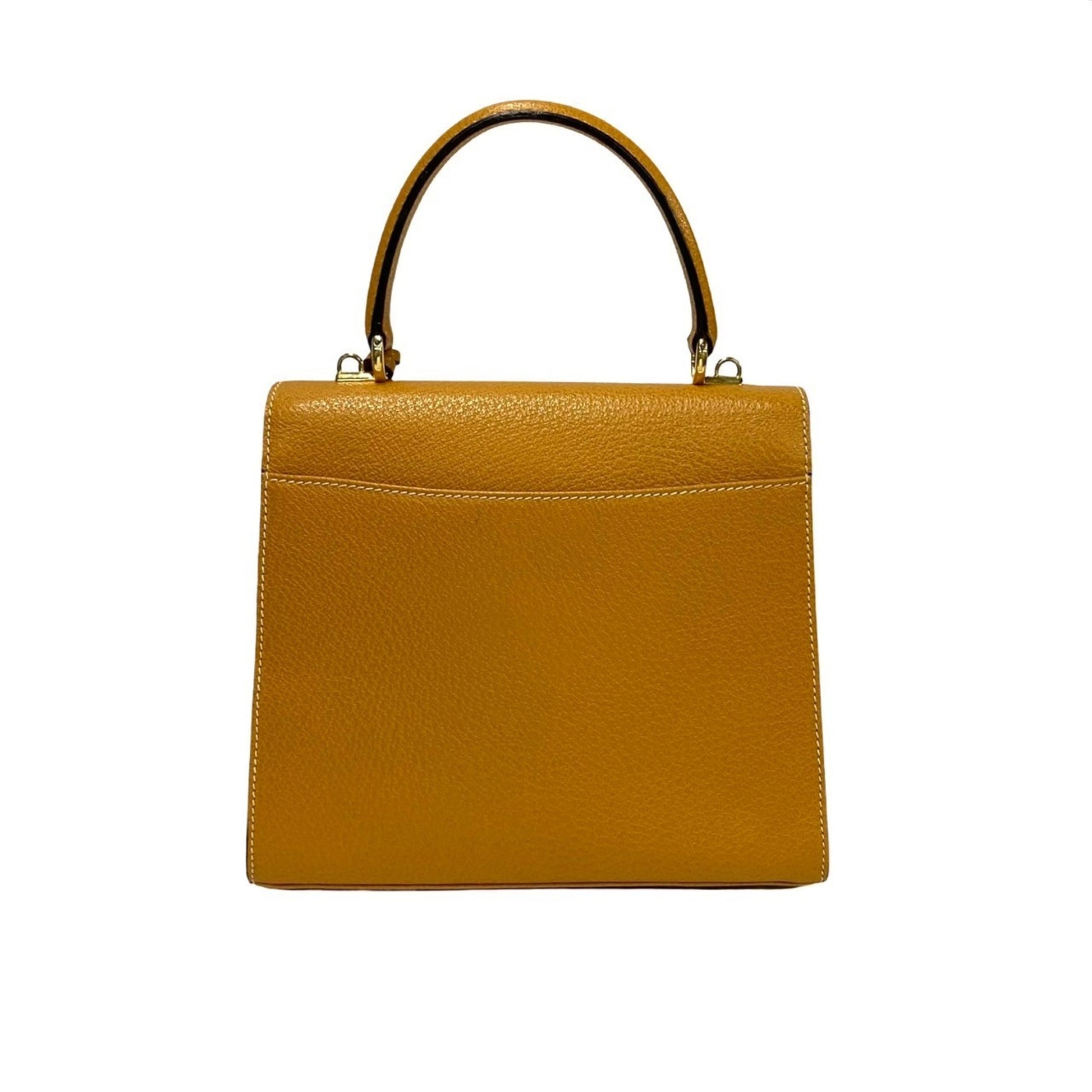 Gucci Lady Lock, Yellow, Leather, shoulder