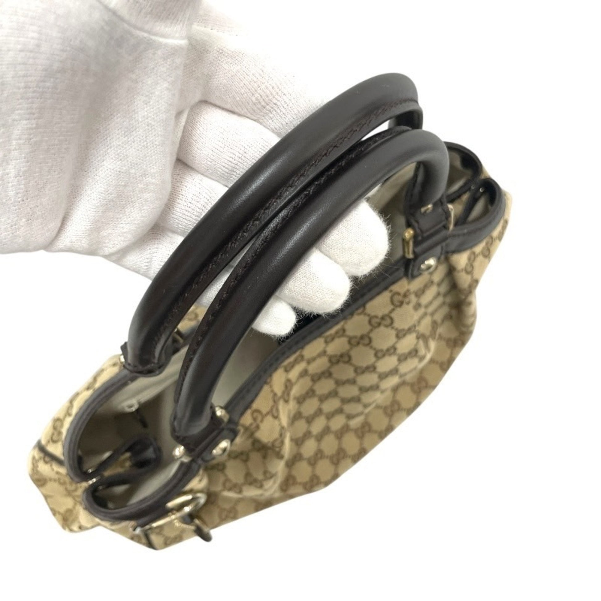 Gucci Sukey, "BEIGE, BROWN", "CANVAS, LEATHER", tote