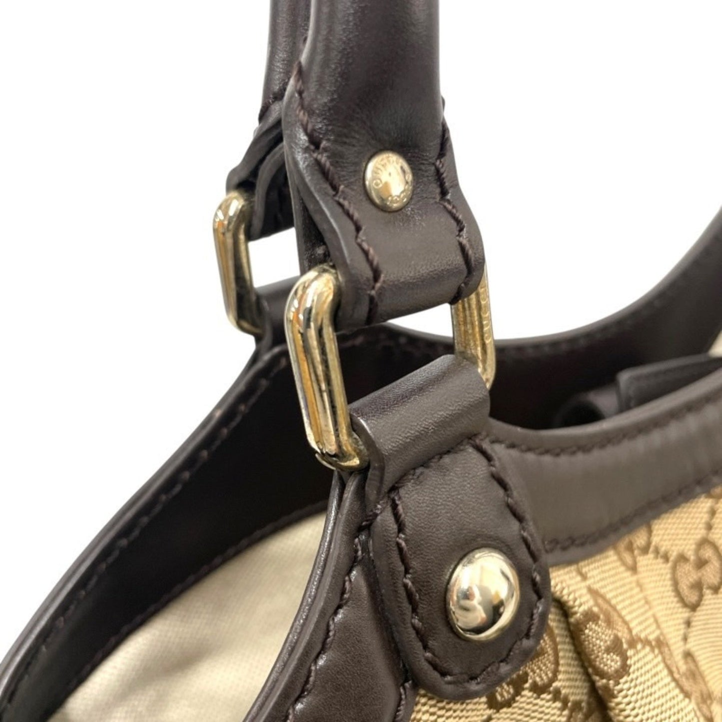 Gucci Sukey, "BEIGE, BROWN", "CANVAS, LEATHER", tote