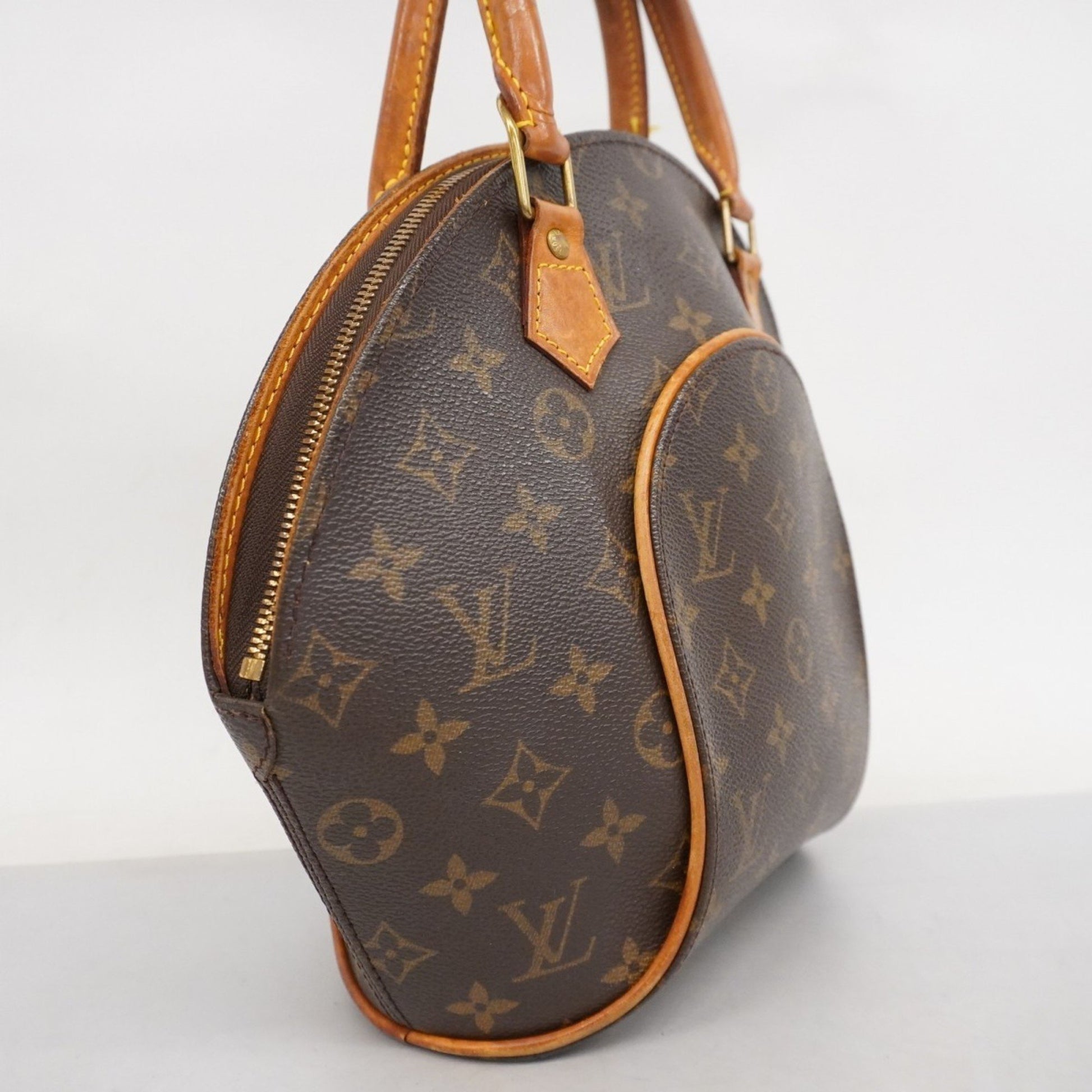 Louis Vuitton Ellipse PM, Brown, Canvas, handbag