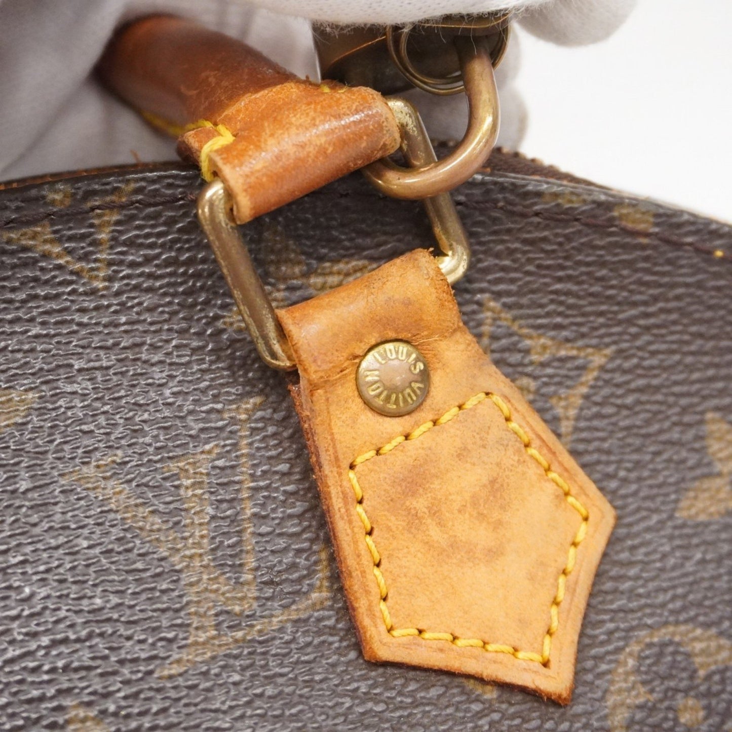 Louis Vuitton Ellipse PM, Brown, Canvas, handbag