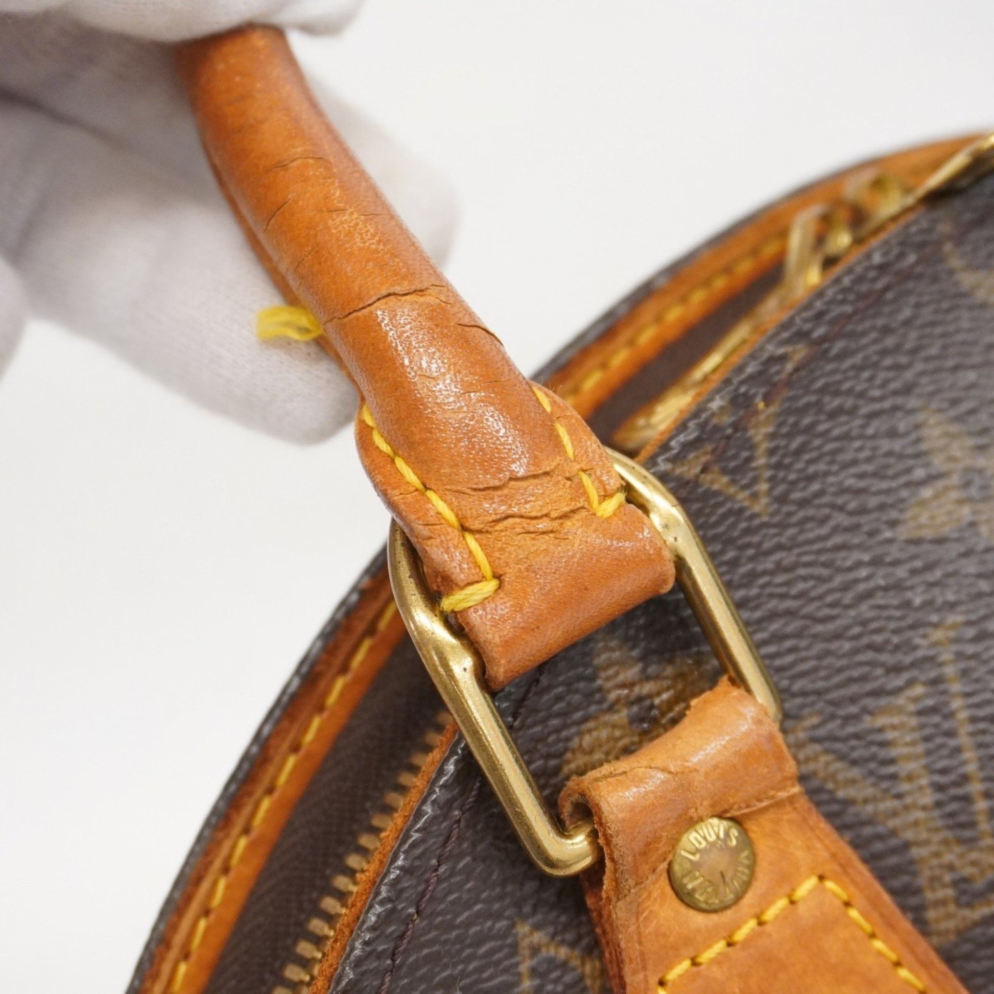 Louis Vuitton Ellipse PM, Brown, Canvas, handbag