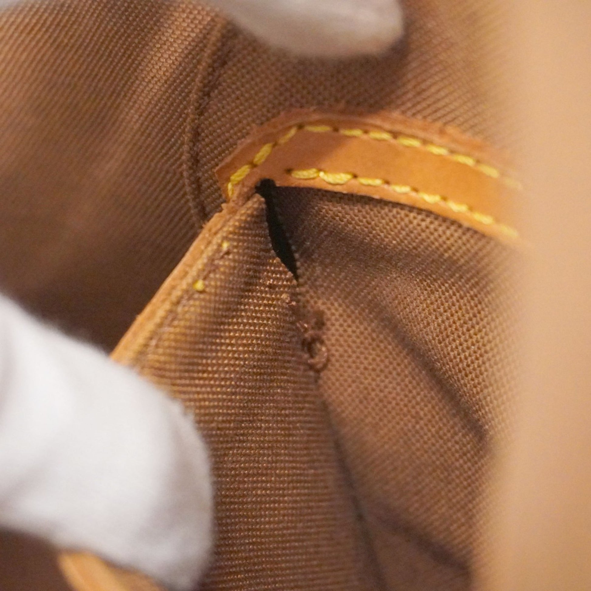 Louis Vuitton Ellipse PM, Brown, Canvas, handbag