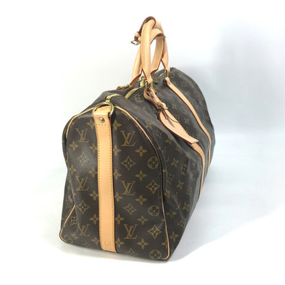 Louis Vuitton Keepall Bandouliere 45, Brown, Canvas, travel