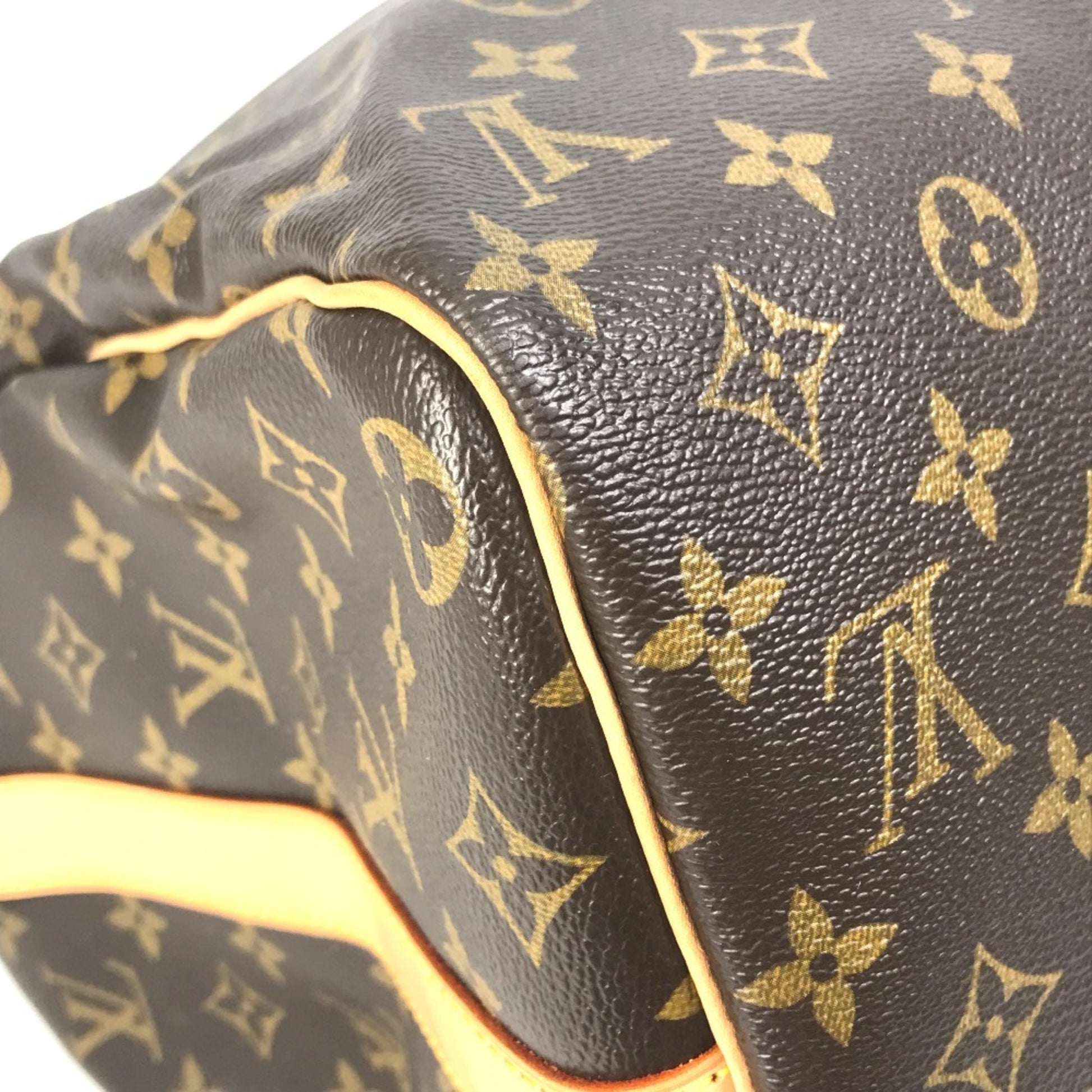 Louis Vuitton Keepall Bandouliere 45, Brown, Canvas, travel