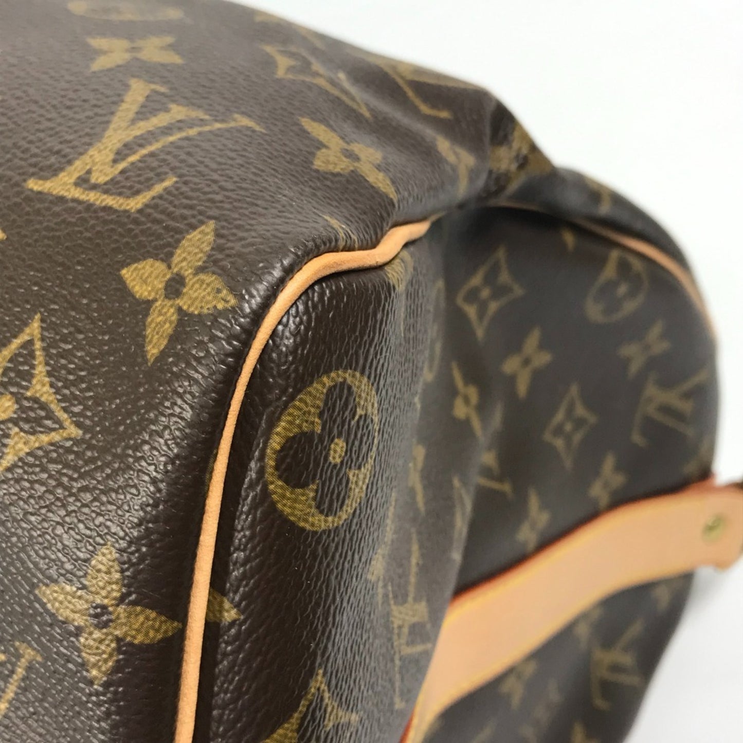 Louis Vuitton Keepall Bandouliere 45, Brown, Canvas, travel