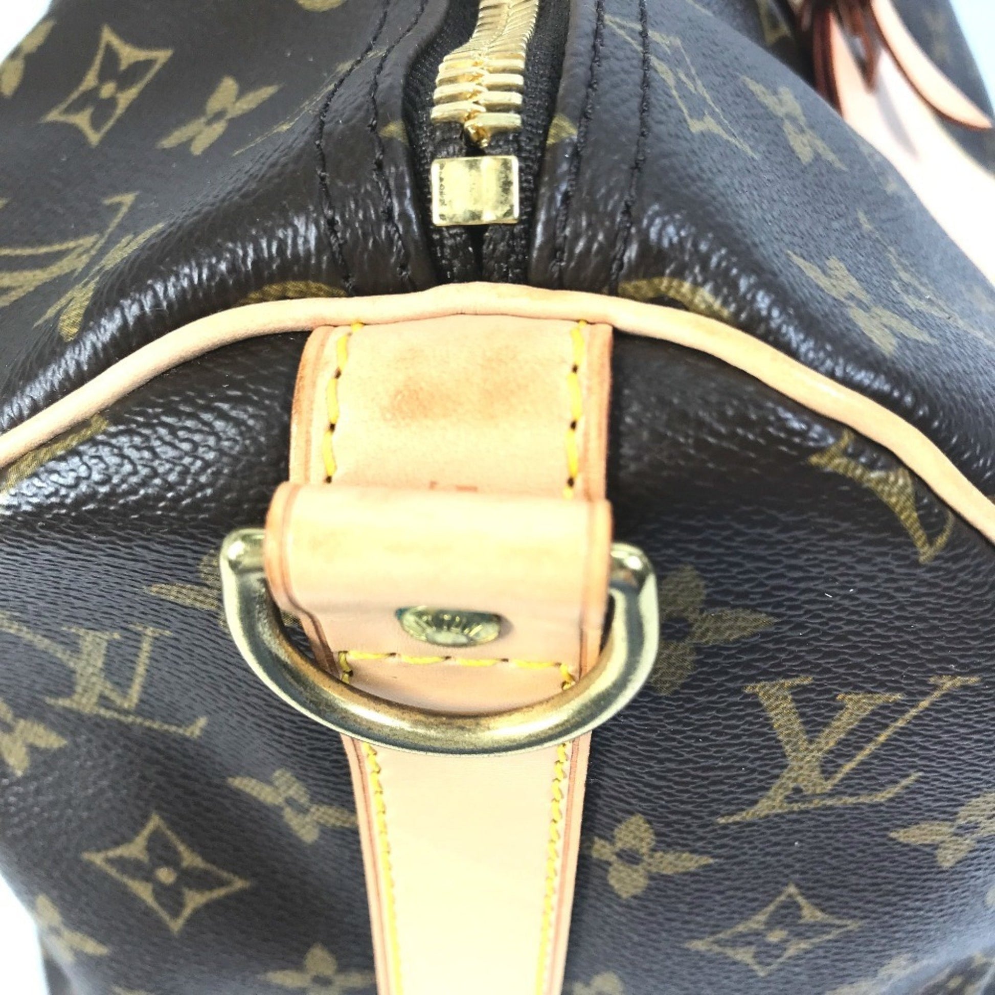 Louis Vuitton Keepall Bandouliere 45, Brown, Canvas, travel