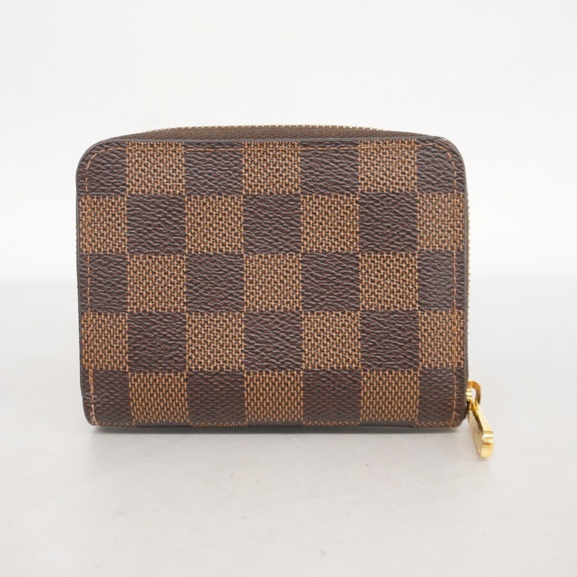 Louis Vuitton Zippy coin purse, Brown, Canvas, wallet