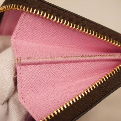 Louis Vuitton Zippy coin purse, Brown, Canvas, wallet
