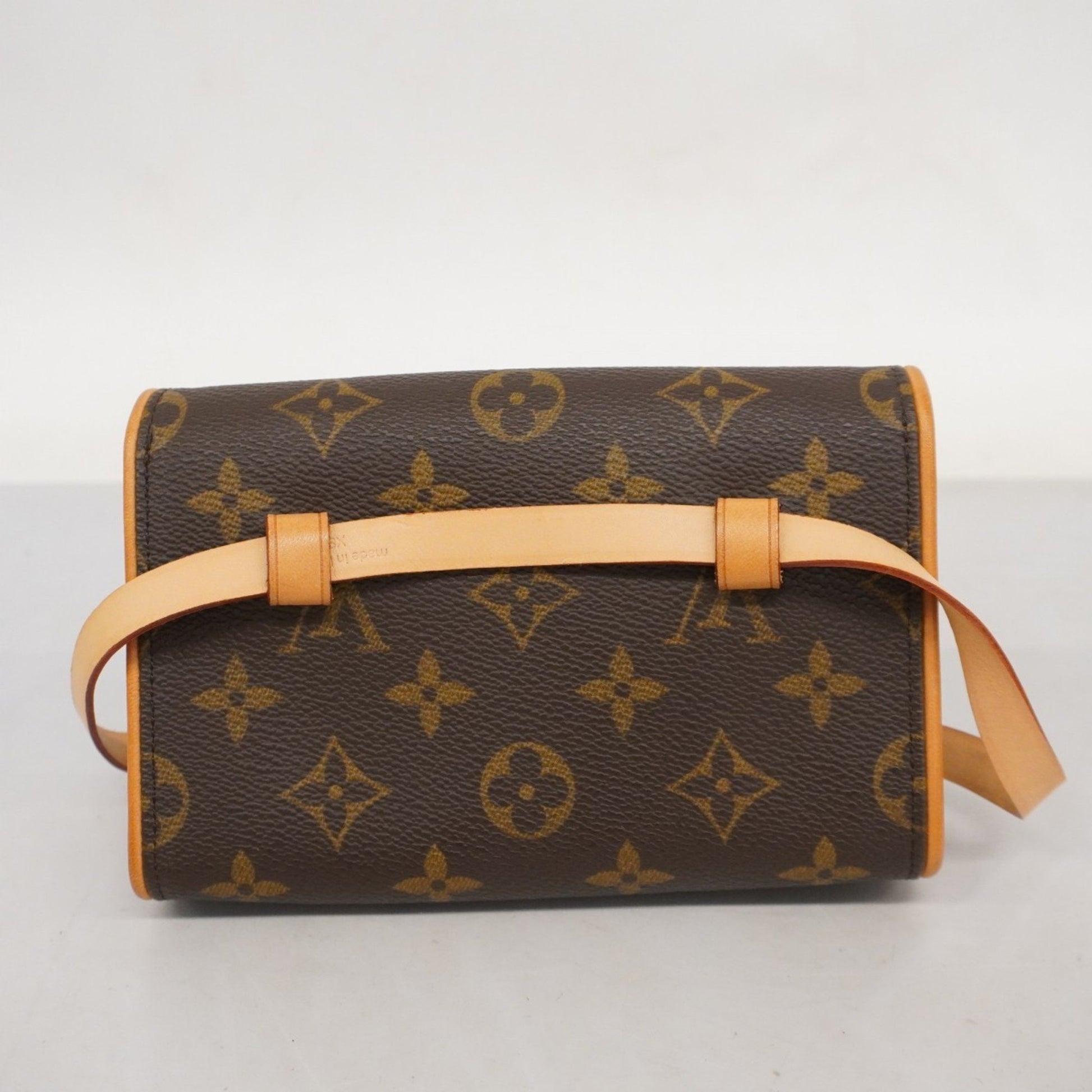 Louis Vuitton Pochette florentine, Brown, Canvas, clutch
