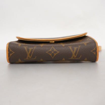 Louis Vuitton Pochette florentine, Brown, Canvas, clutch