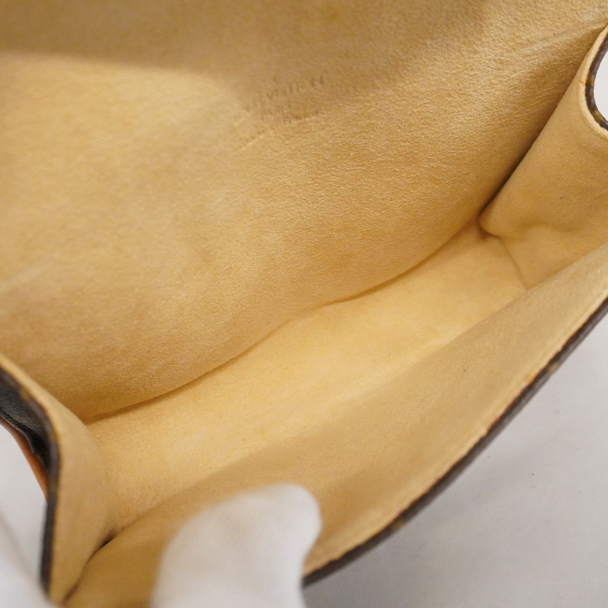 Louis Vuitton Pochette florentine, Brown, Canvas, clutch