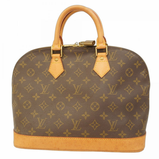 Louis Vuitton Alma, Brown, Canvas, handbag