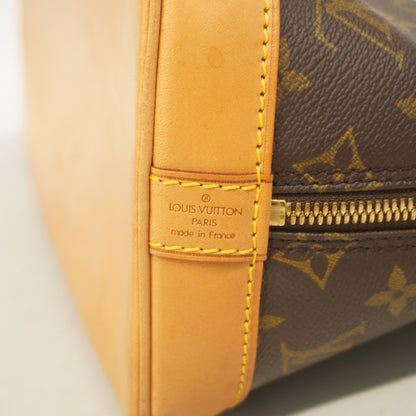 Louis Vuitton Alma, Brown, Canvas, handbag