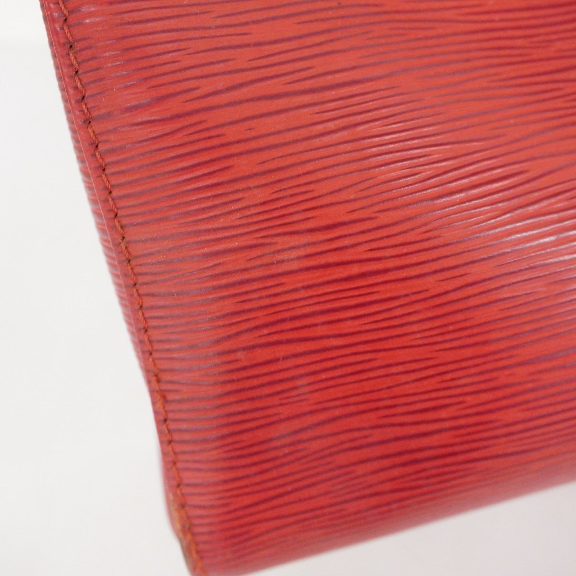 Louis Vuitton Speedy 30, Red, Leather, handbag