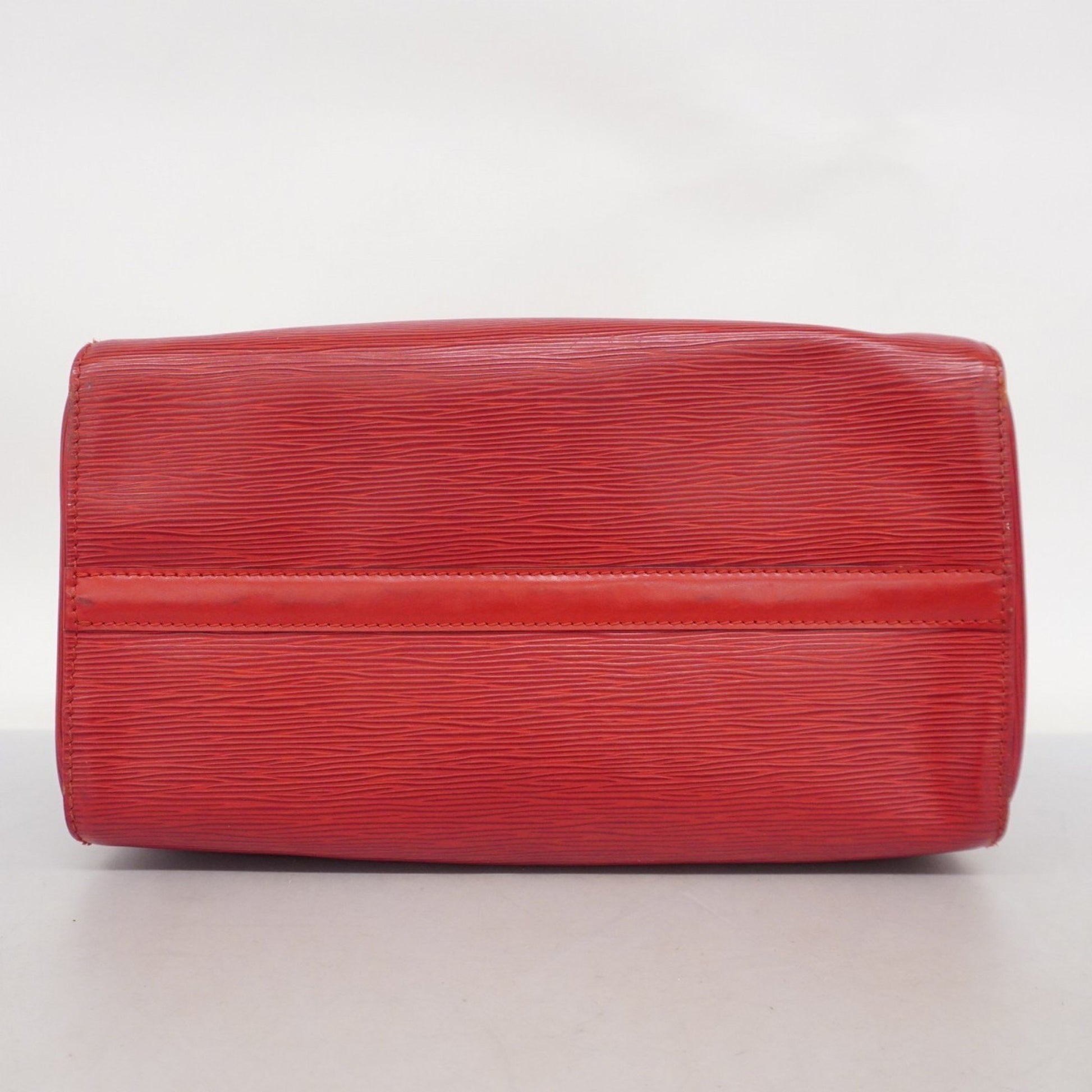 Louis Vuitton Speedy 30, Red, Leather, handbag