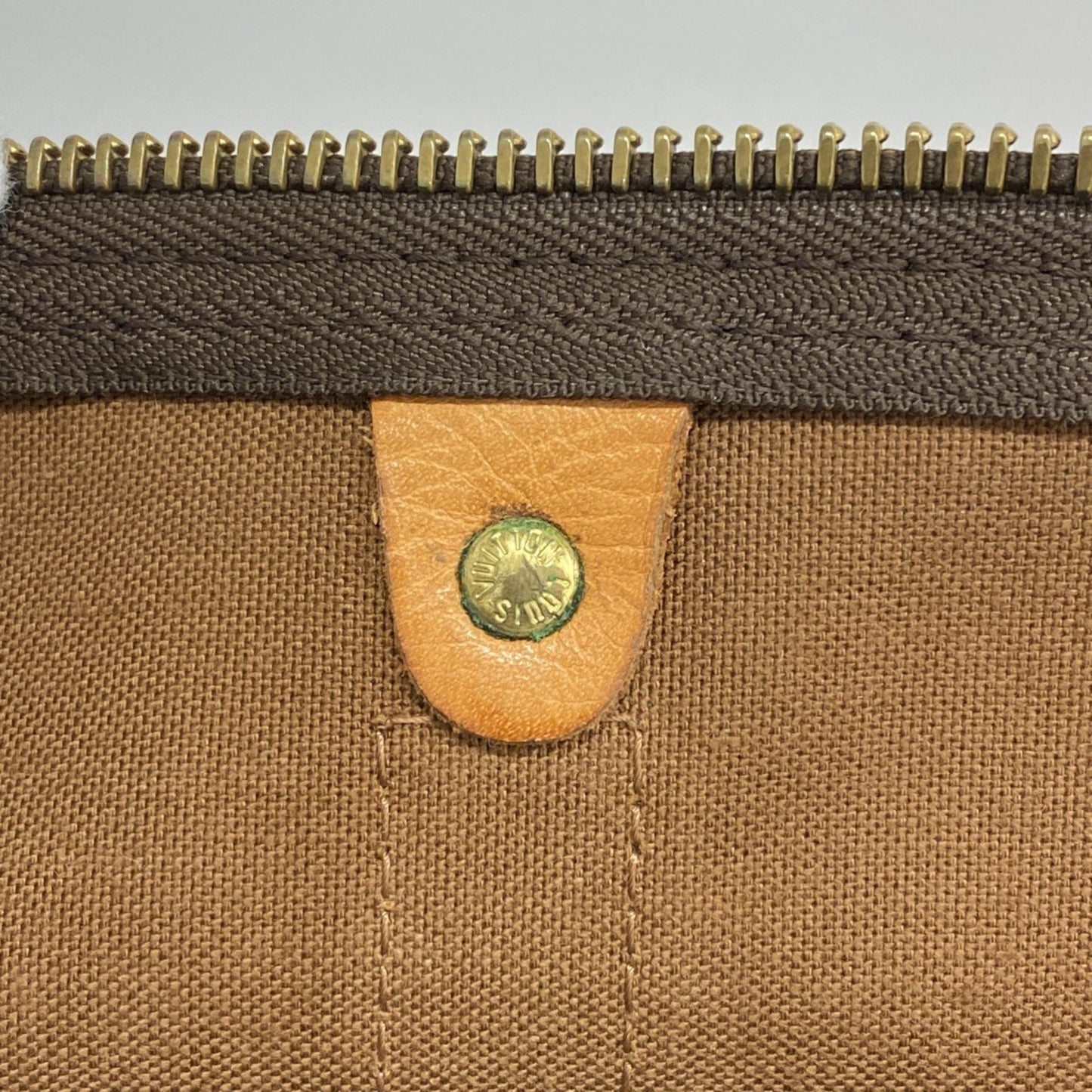 Louis Vuitton Keepall Bandouliere 55, Brown, Canvas, travel
