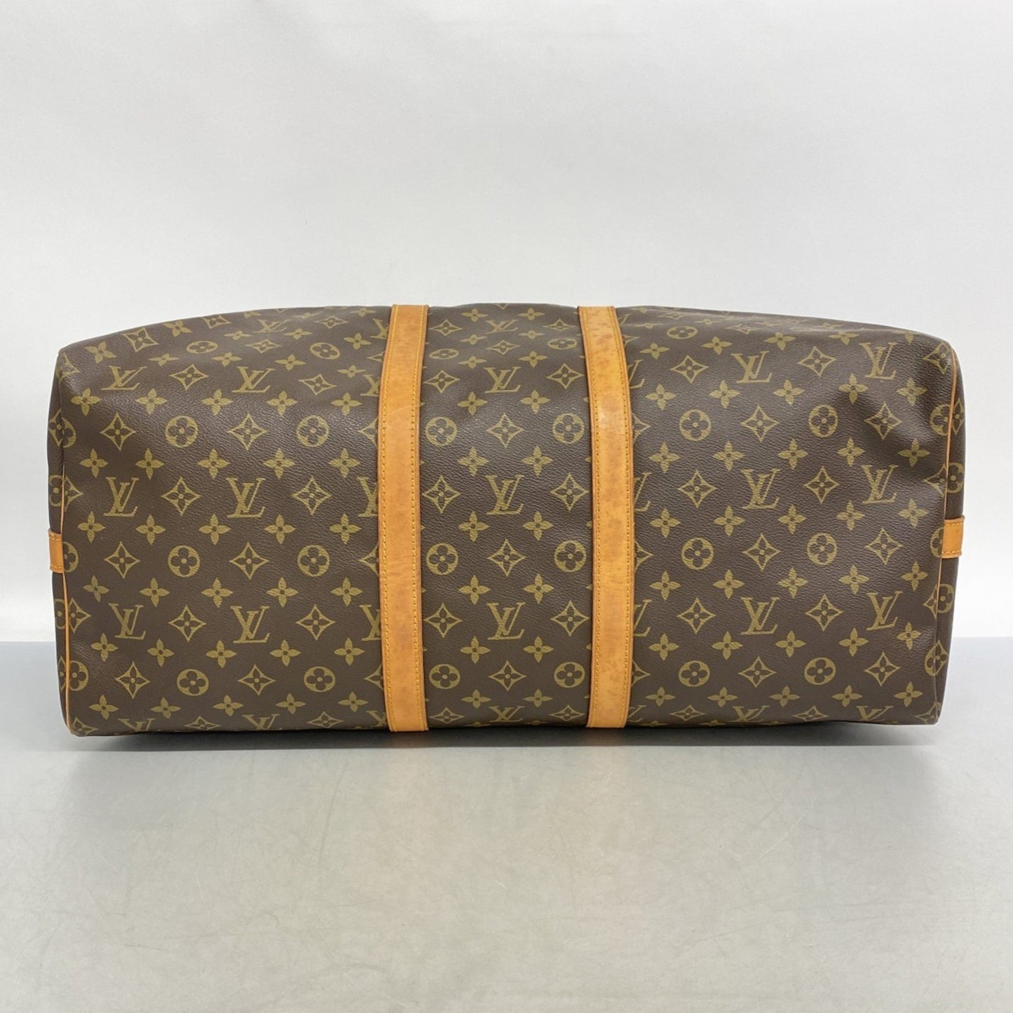 Louis Vuitton Keepall Bandouliere 55, Brown, Canvas, travel