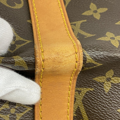 Louis Vuitton Keepall Bandouliere 55, Brown, Canvas, travel