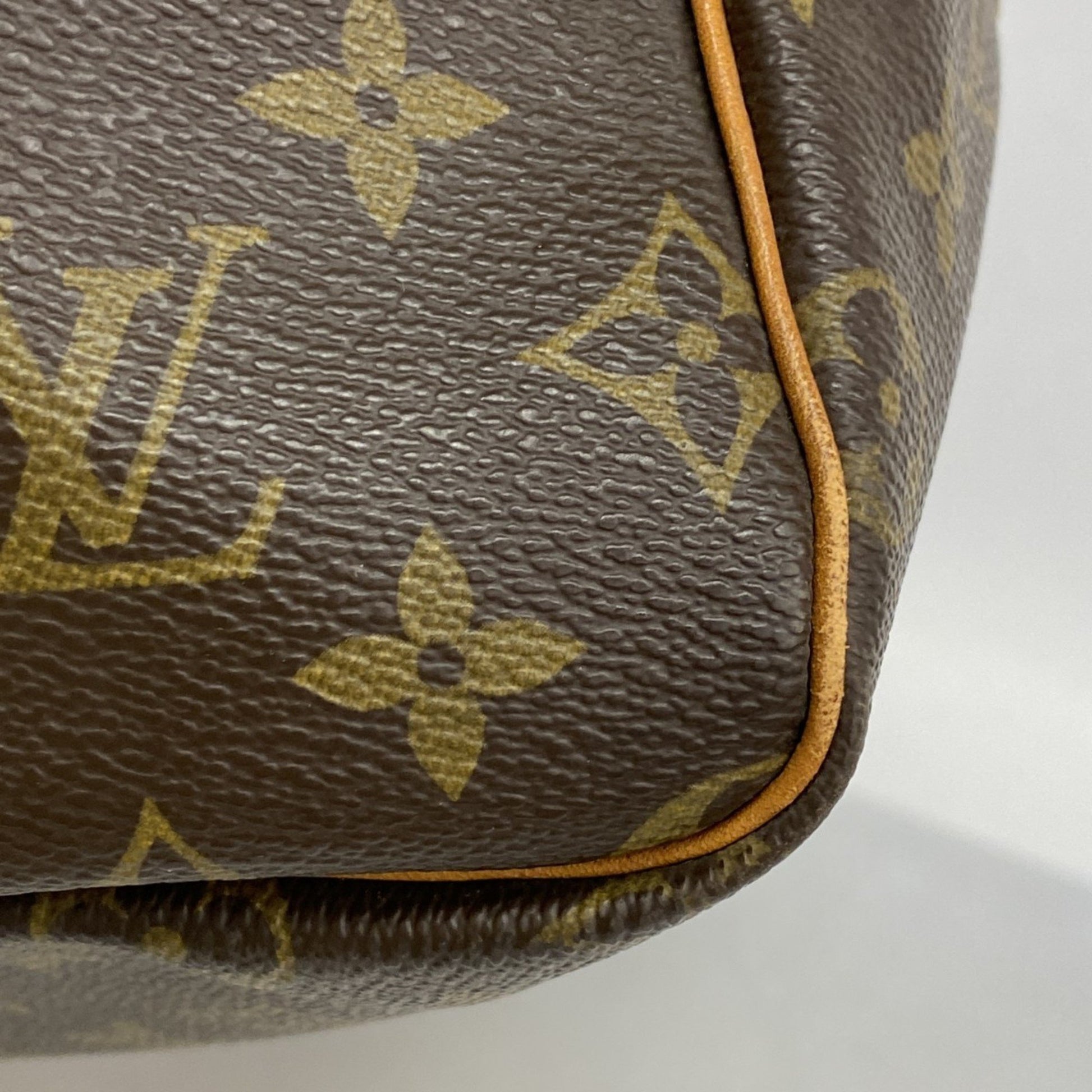 Louis Vuitton Keepall Bandouliere 55, Brown, Canvas, travel