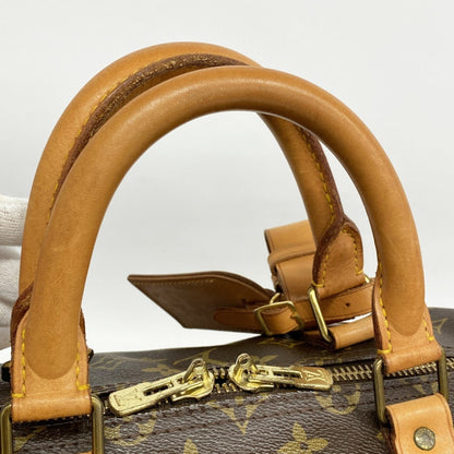 Louis Vuitton Keepall Bandouliere 55, Brown, Canvas, travel