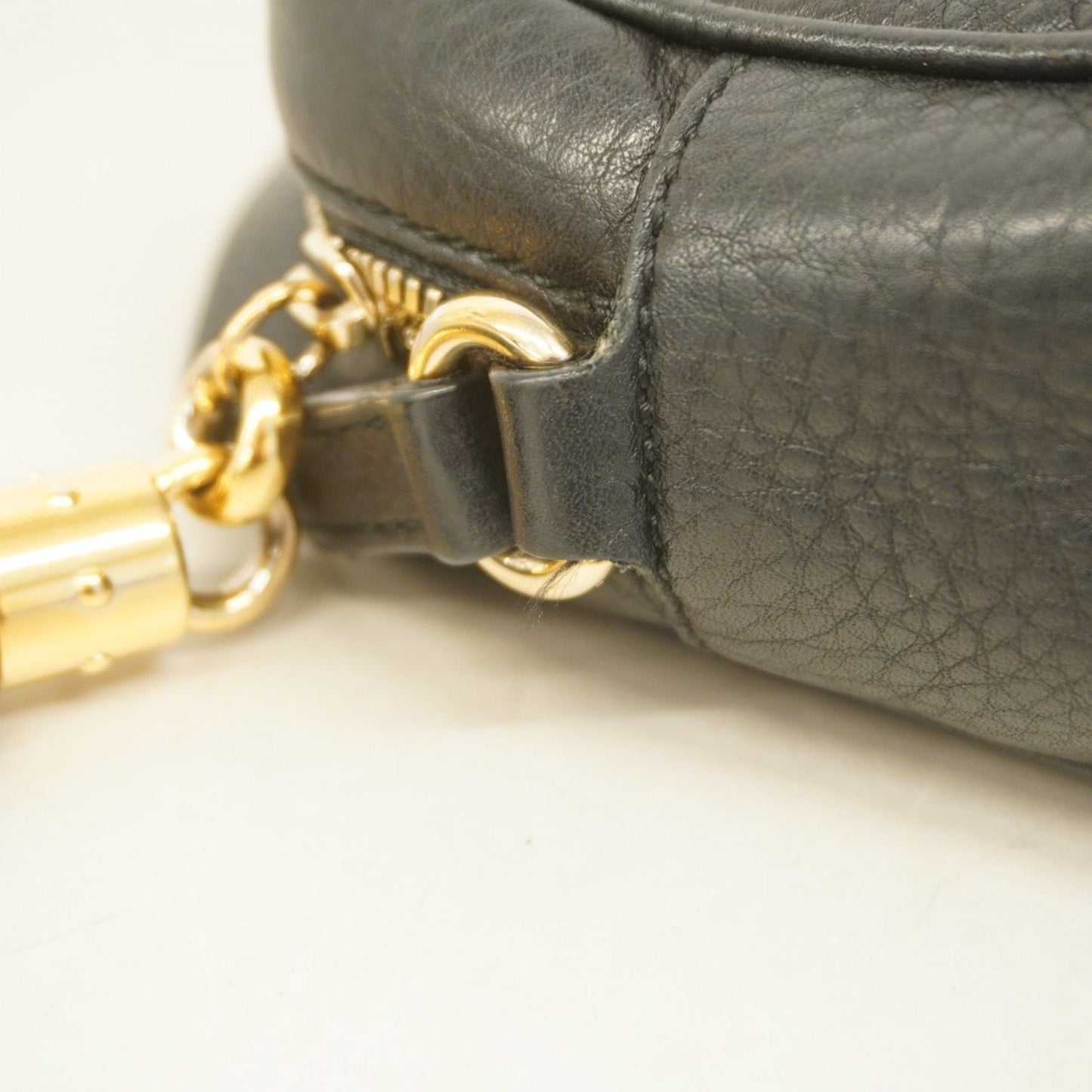 Gucci Soho, Black, Leather, shoulder