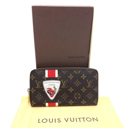 Louis Vuitton Zippy organizer, Brown, Canvas, wallet