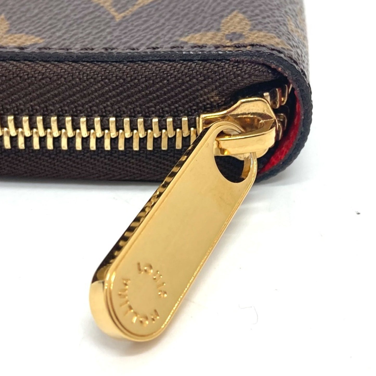 Louis Vuitton Zippy organizer, Brown, Canvas, wallet