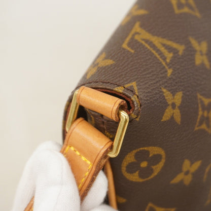 Louis Vuitton Musette Tango, Brown, Canvas, shoulder