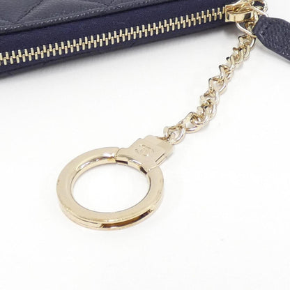 Chanel, Navy, Leather, wallet
