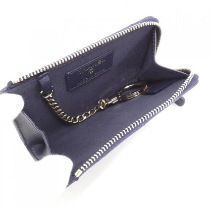 Chanel, Navy, Leather, wallet