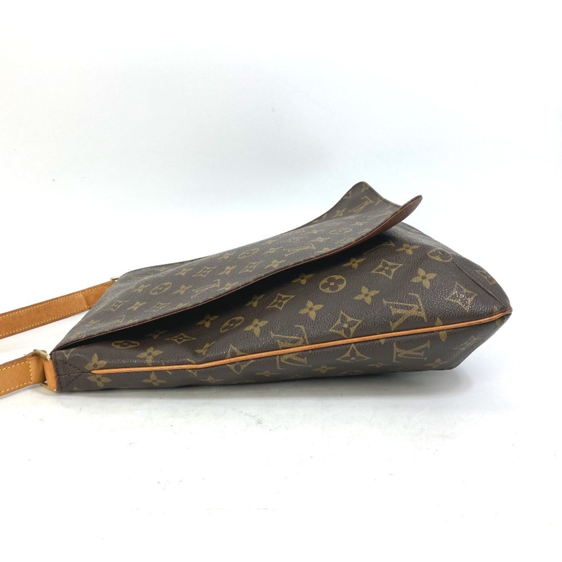 Louis Vuitton Musette Salsa, Brown, Canvas, shoulder