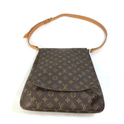 Louis Vuitton Musette Salsa, Brown, Canvas, shoulder