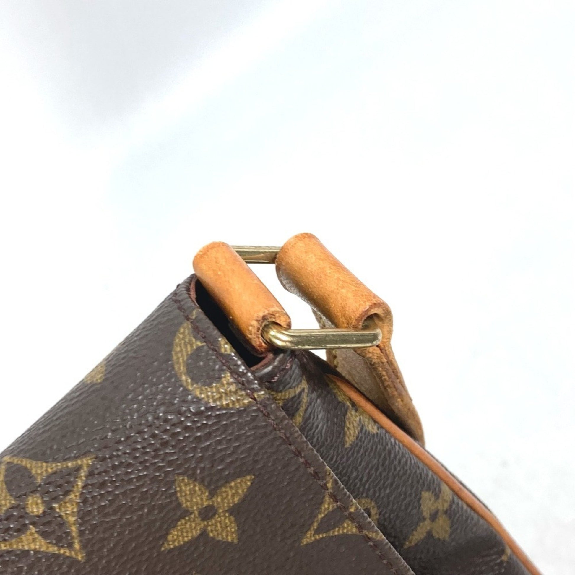 Louis Vuitton Musette Salsa, Brown, Canvas, shoulder