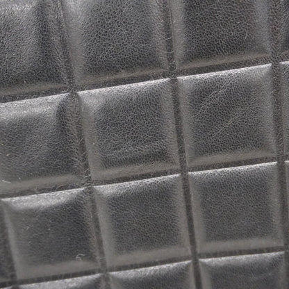 Chanel Chocolate bar, Black, Leather, tote