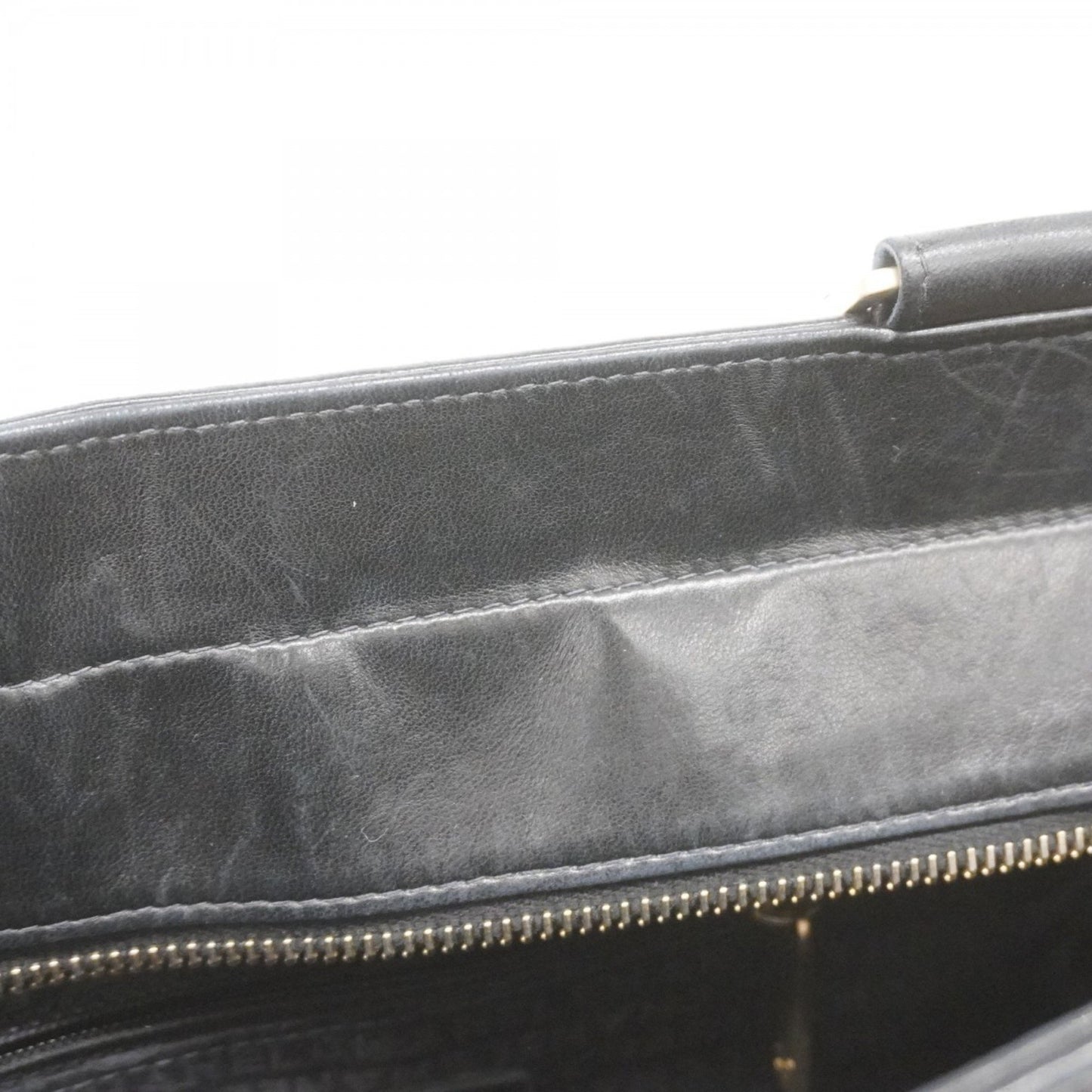 Chanel Chocolate bar, Black, Leather, tote