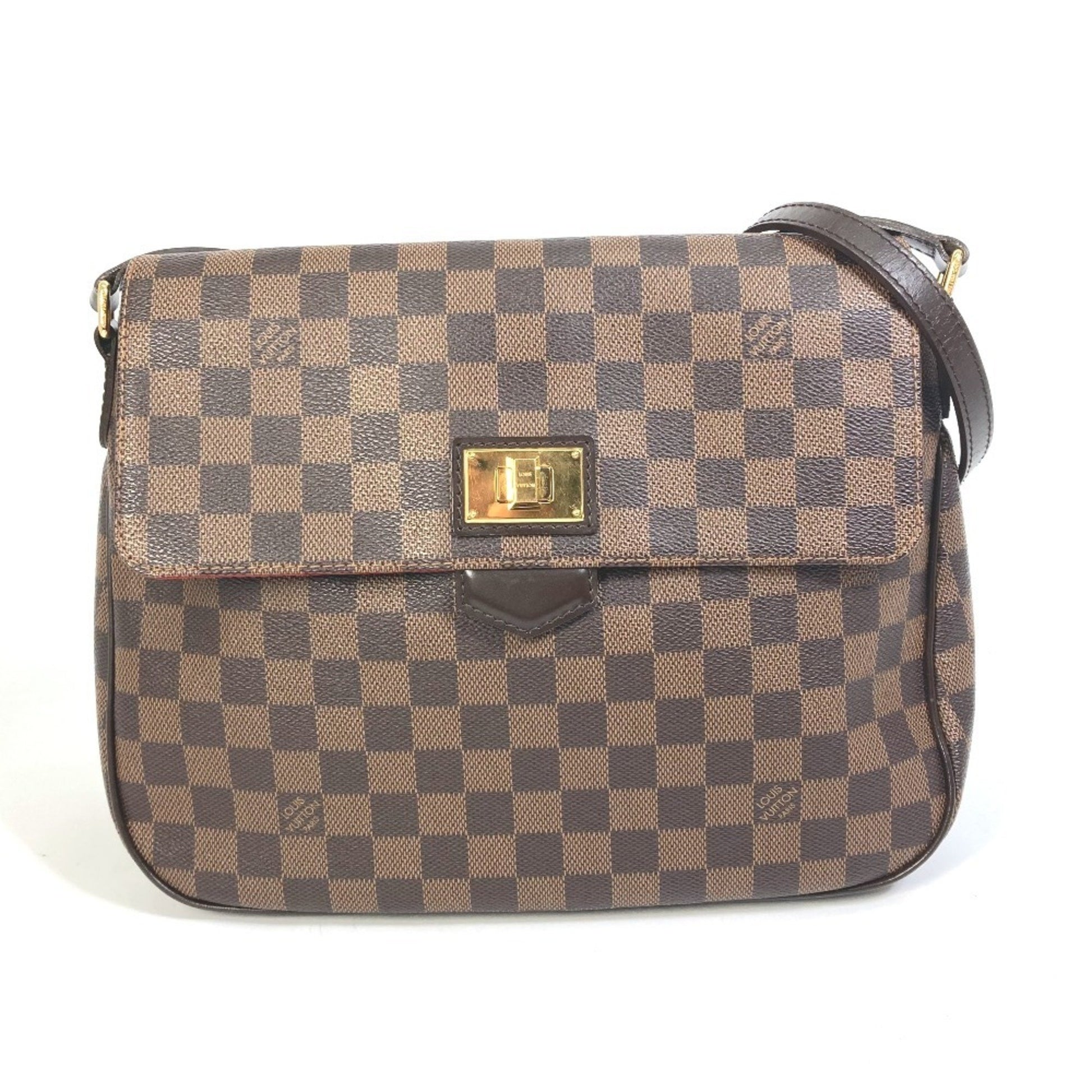 Louis Vuitton Besace, Brown, Canvas, shoulder
