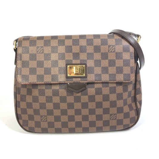 Louis Vuitton Besace, Brown, Canvas, shoulder
