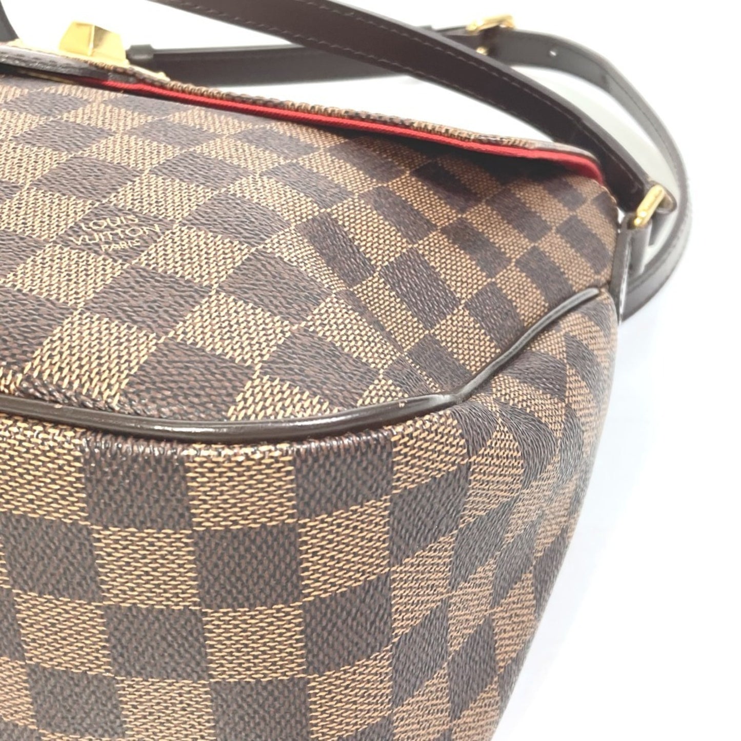 Louis Vuitton Besace, Brown, Canvas, shoulder