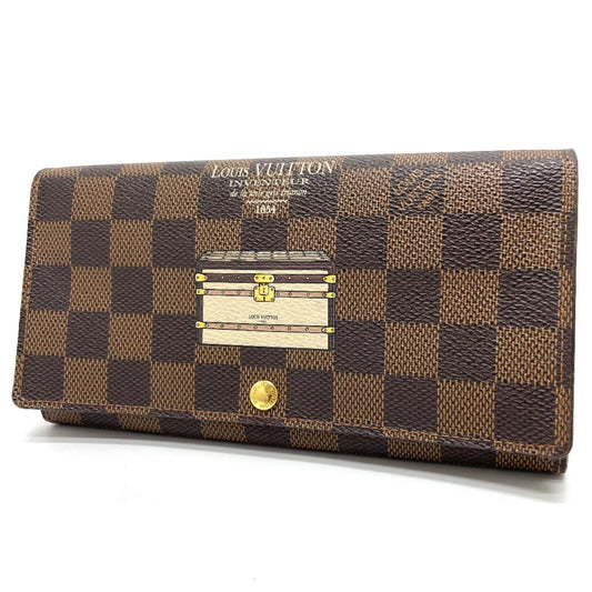 Louis Vuitton Sarah, Brown, Canvas, wallet
