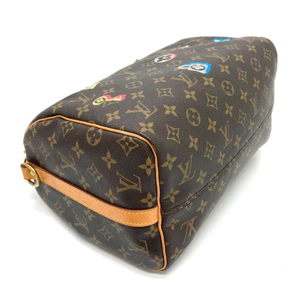 Louis Vuitton Speedy 30, Brown, Canvas, handbag