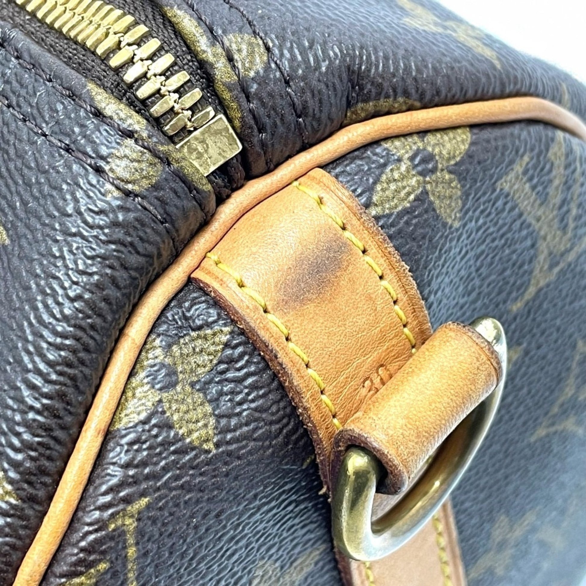 Louis Vuitton Speedy 30, Brown, Canvas, handbag