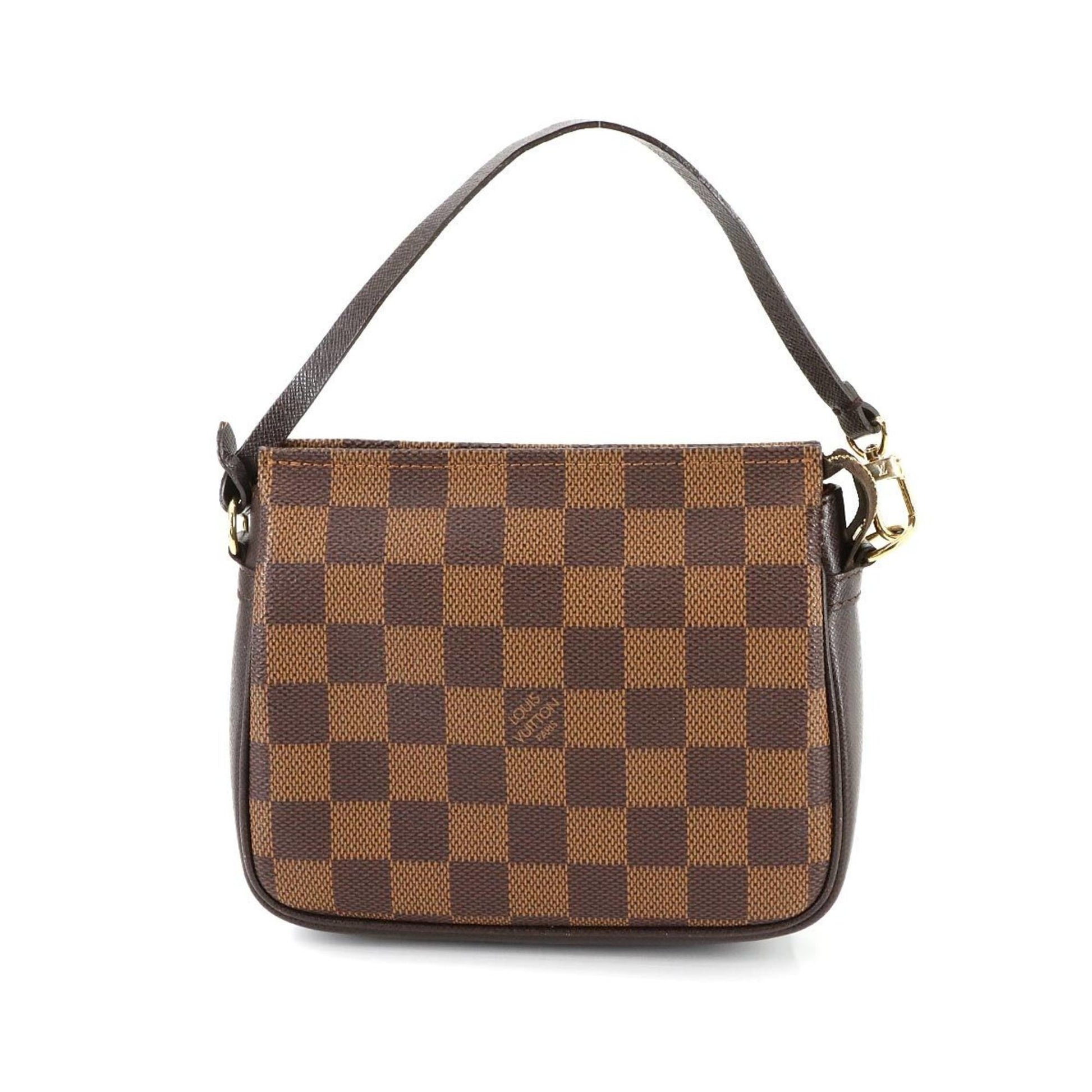 Louis Vuitton Trousse makeup, Brown, Canvas, clutch