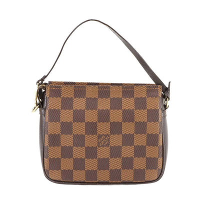 Louis Vuitton Trousse makeup, Brown, Canvas, clutch