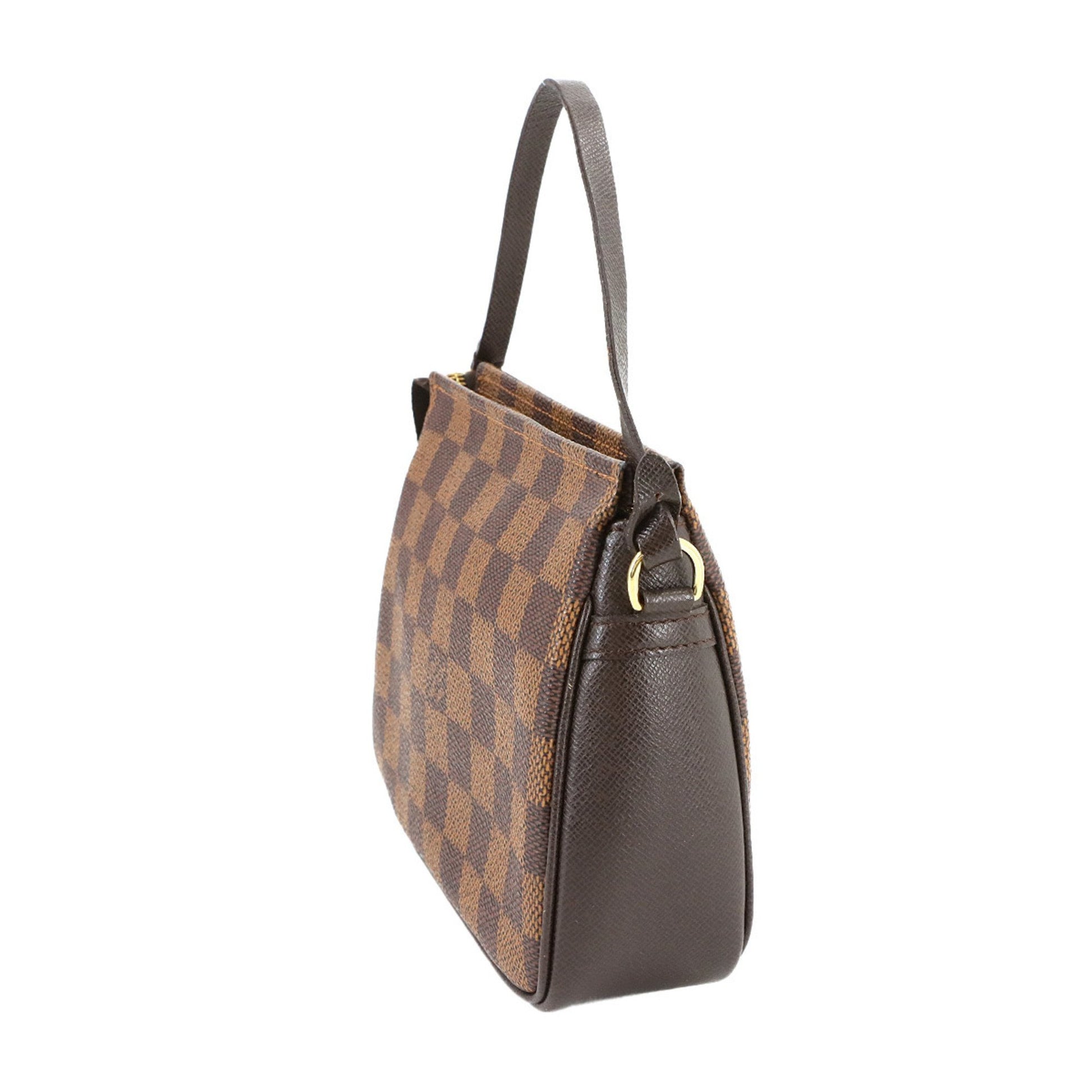 Louis Vuitton Trousse makeup, Brown, Canvas, clutch