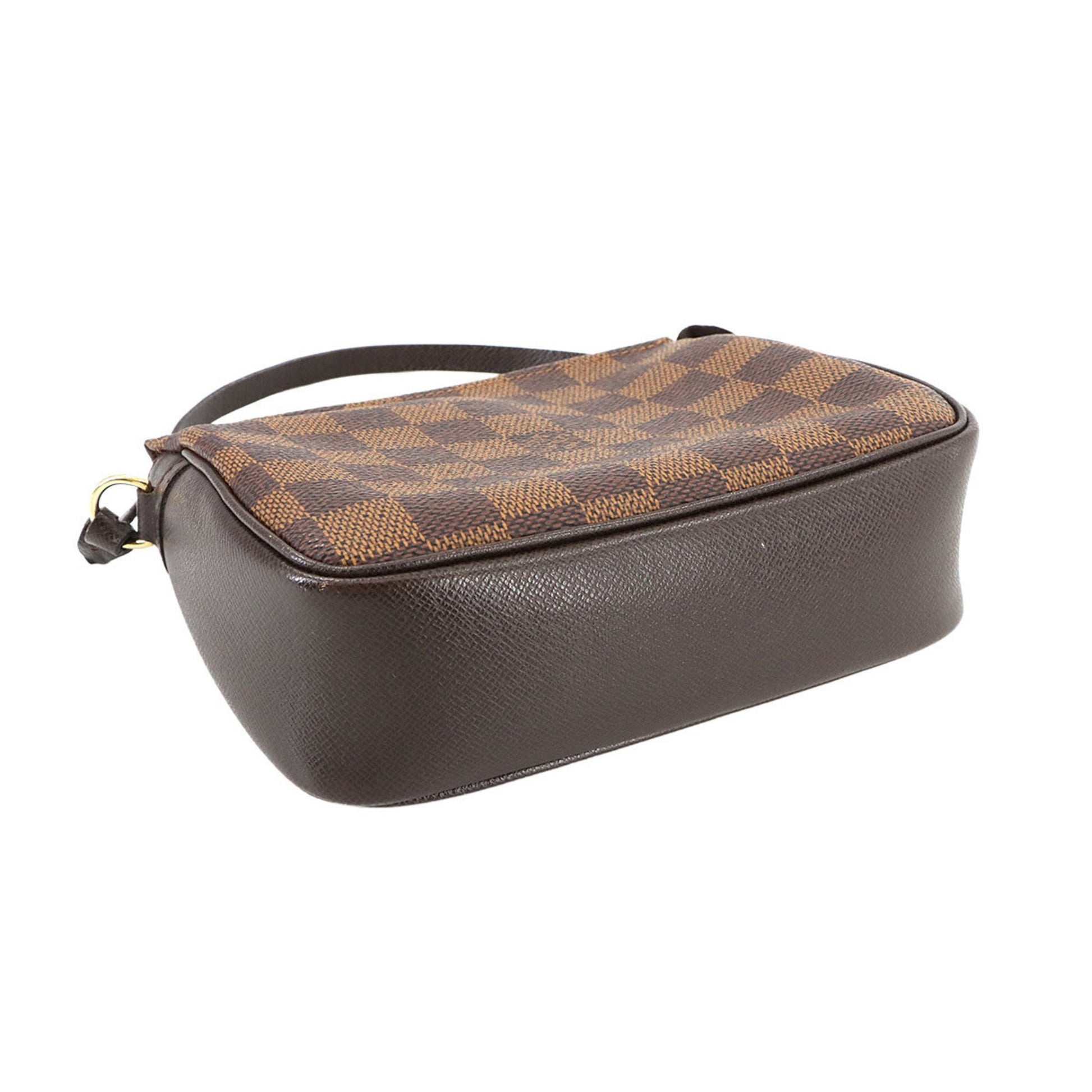 Louis Vuitton Trousse makeup, Brown, Canvas, clutch