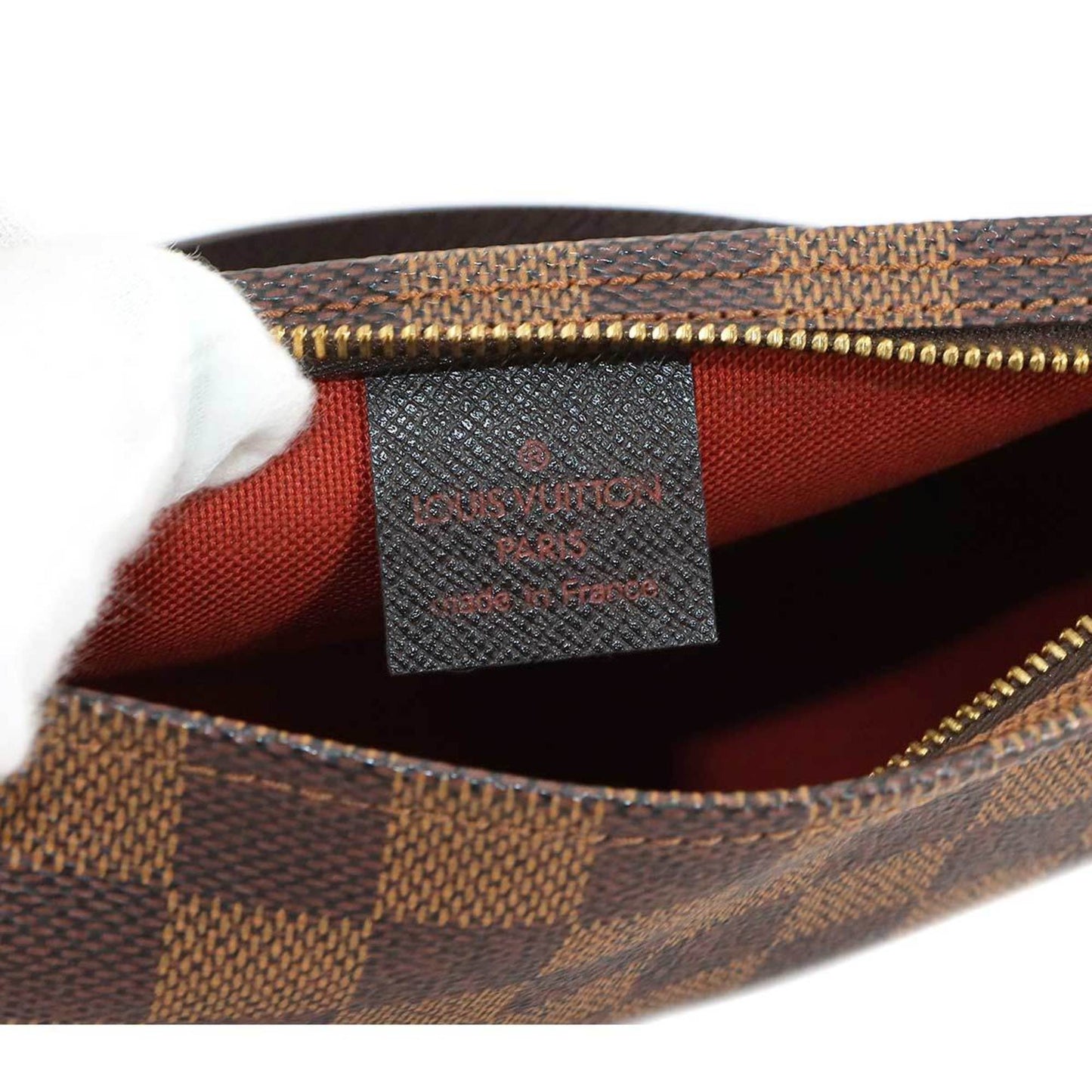 Louis Vuitton Trousse makeup, Brown, Canvas, clutch