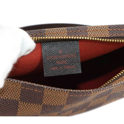 Louis Vuitton Trousse makeup, Brown, Canvas, clutch